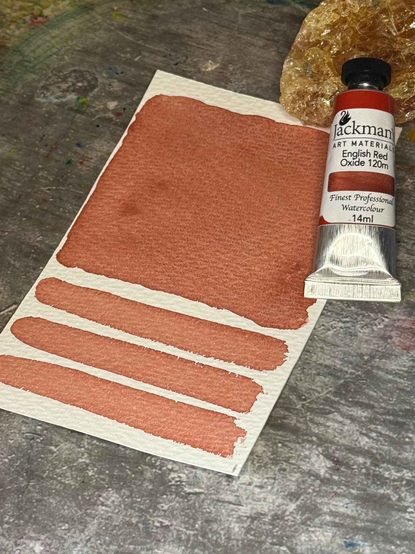 English Red Oxide (120m) - Jackman's Art Materials
