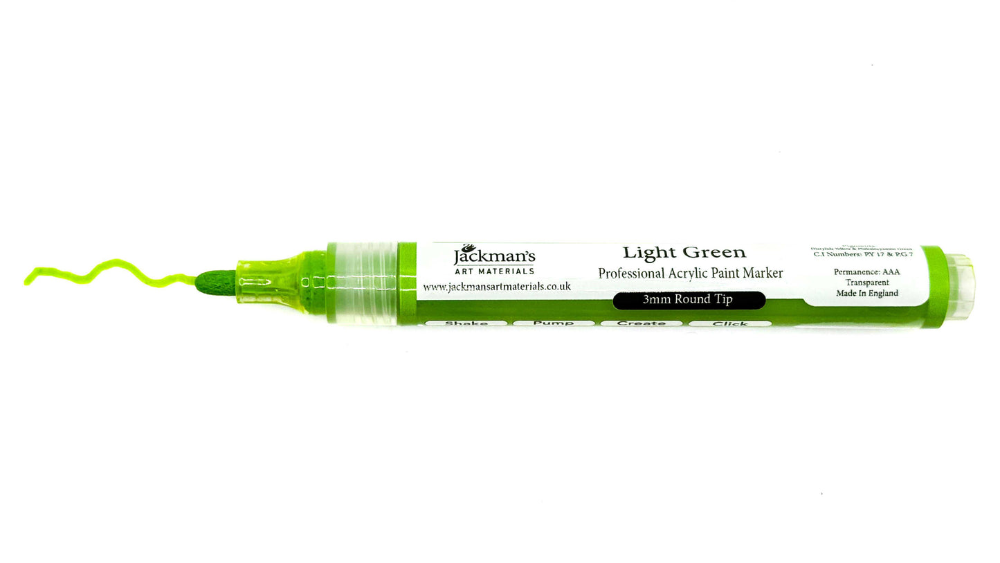 Light Green Acrylic Marker Pen