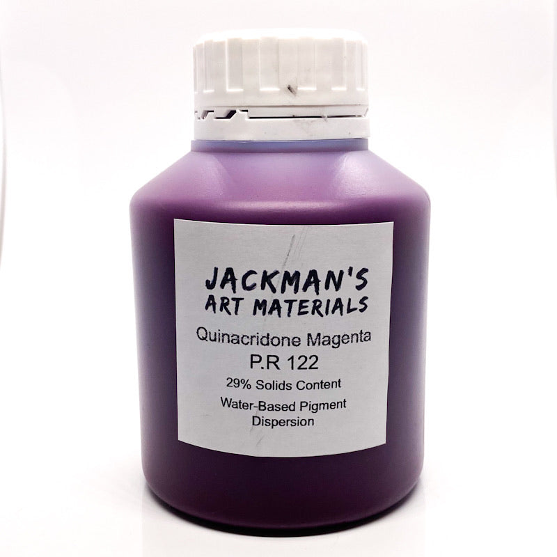 Quinacridone Magenta P.R 122 Water-based pigment dispersion Dispersions - Jackman's Art Materials