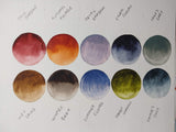 Michele Webber Professional Handmade Watercolour Shadow Set of 10 Colours  - Jackman's Art Materials