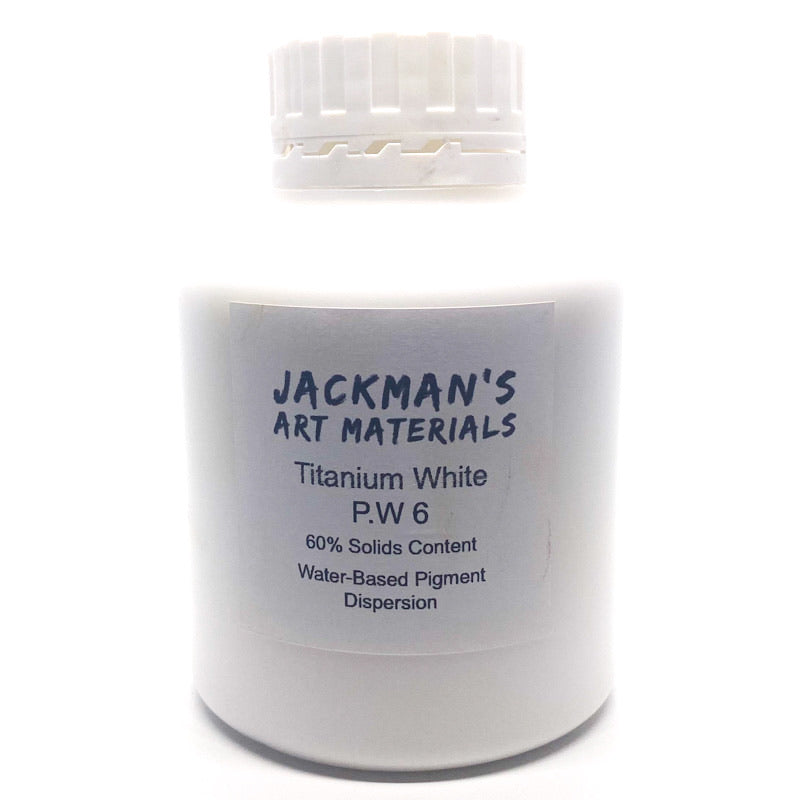 Titanium White P.W 6 Water-based pigment dispersion Dispersions - Jackman's Art Materials