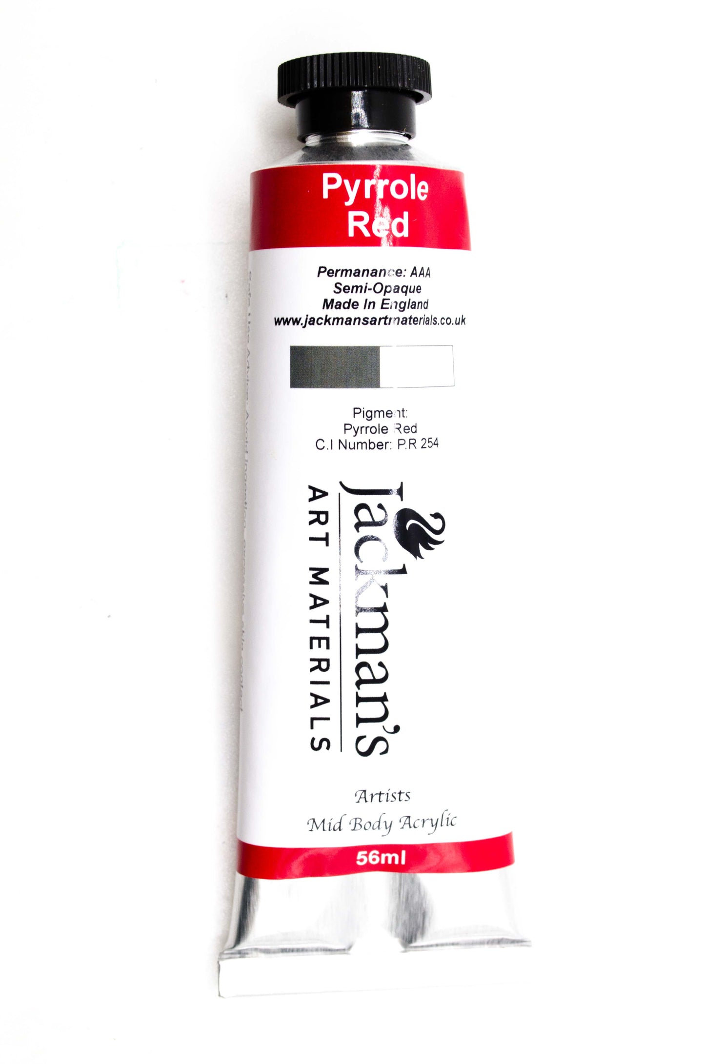 Pyrrole Red Artist Acrylic - Jackman's Art Materials