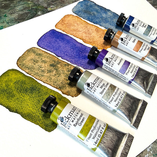 A Collection Of Granulating Watercolours By M.Jackman Vol.2 - Jackman's Art Materials