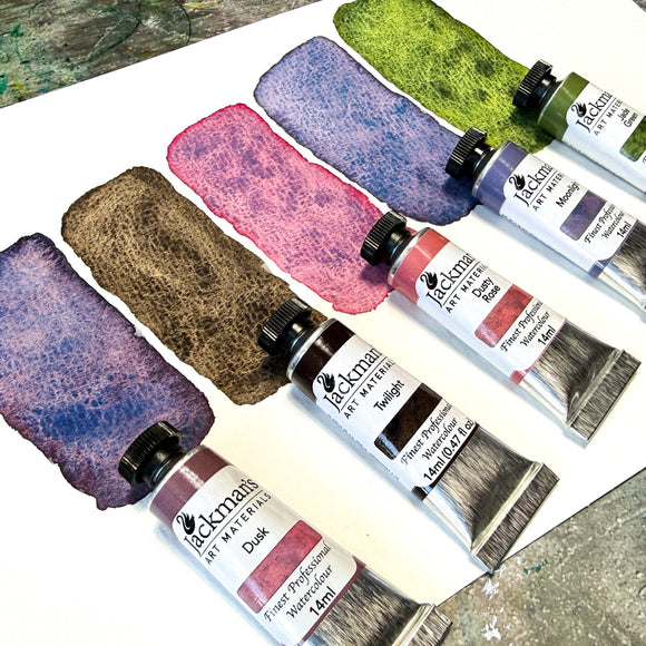 A Collection Of Granulating Watercolours By M.Jackman Vol.3