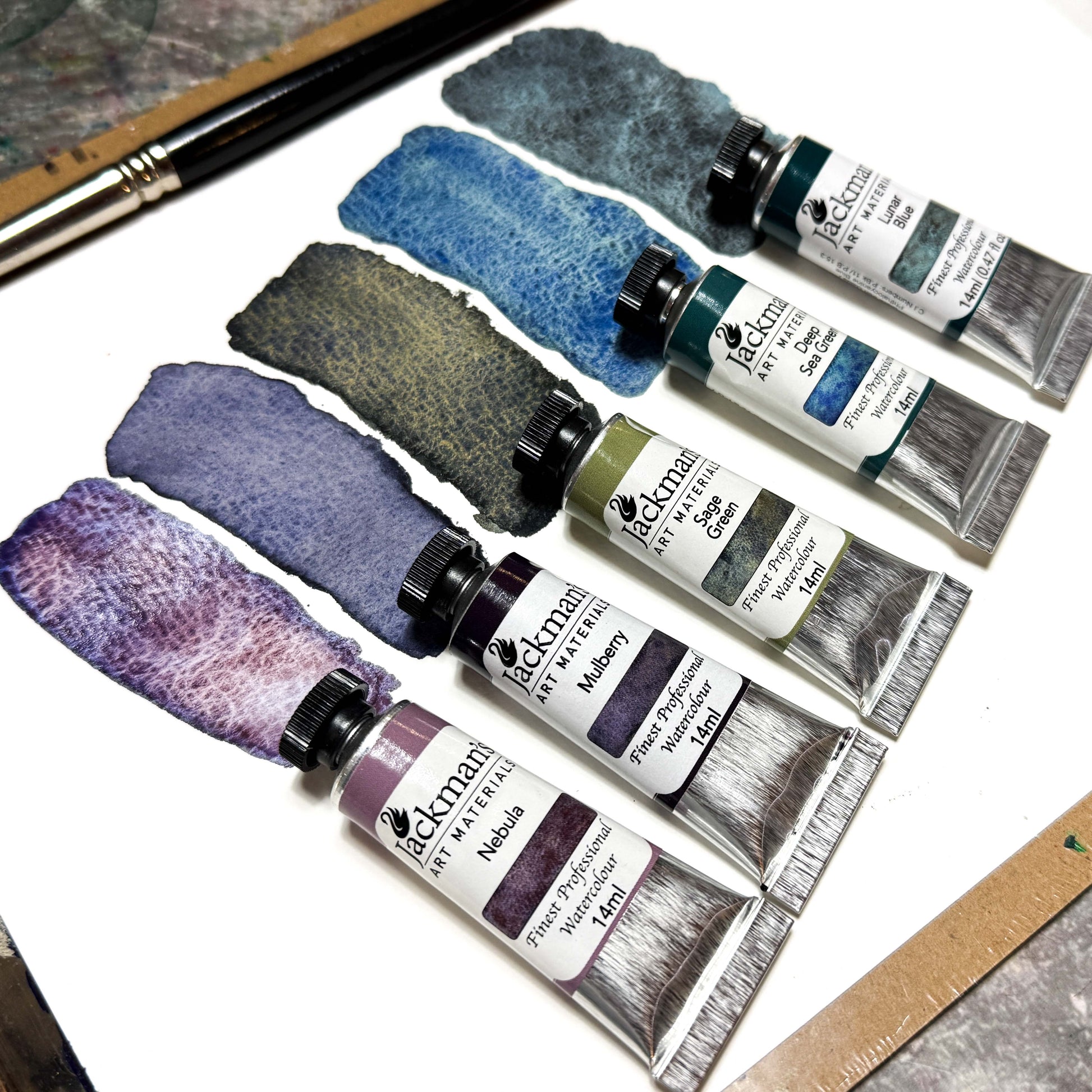 A Collection Of Granulating Watercolours By M.Jackman Vol.1 - Jackman's Art Materials