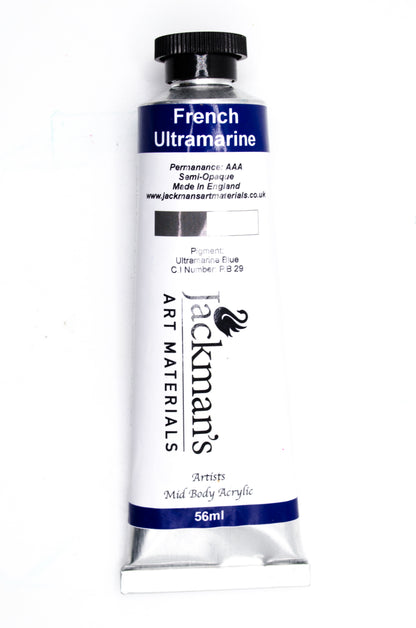 French Ultramarine Artist Acrylic - Jackman's Art Materials