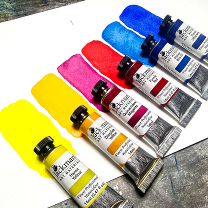 Primary Colours Warm & Cool Cadmium Free Starter Pack set of 6 - Jackman's Art Materials