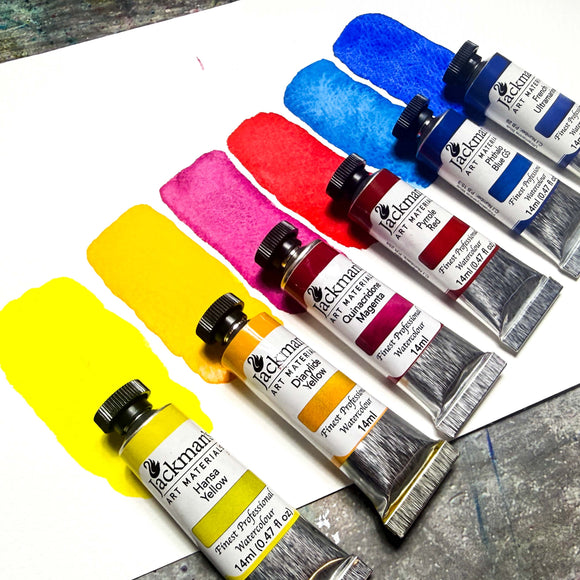 Primary Colours Warm & Cool Cadmium Free Starter Pack set of 6