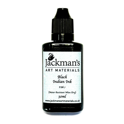 Black Indian Ink - Jackman's Art Materials