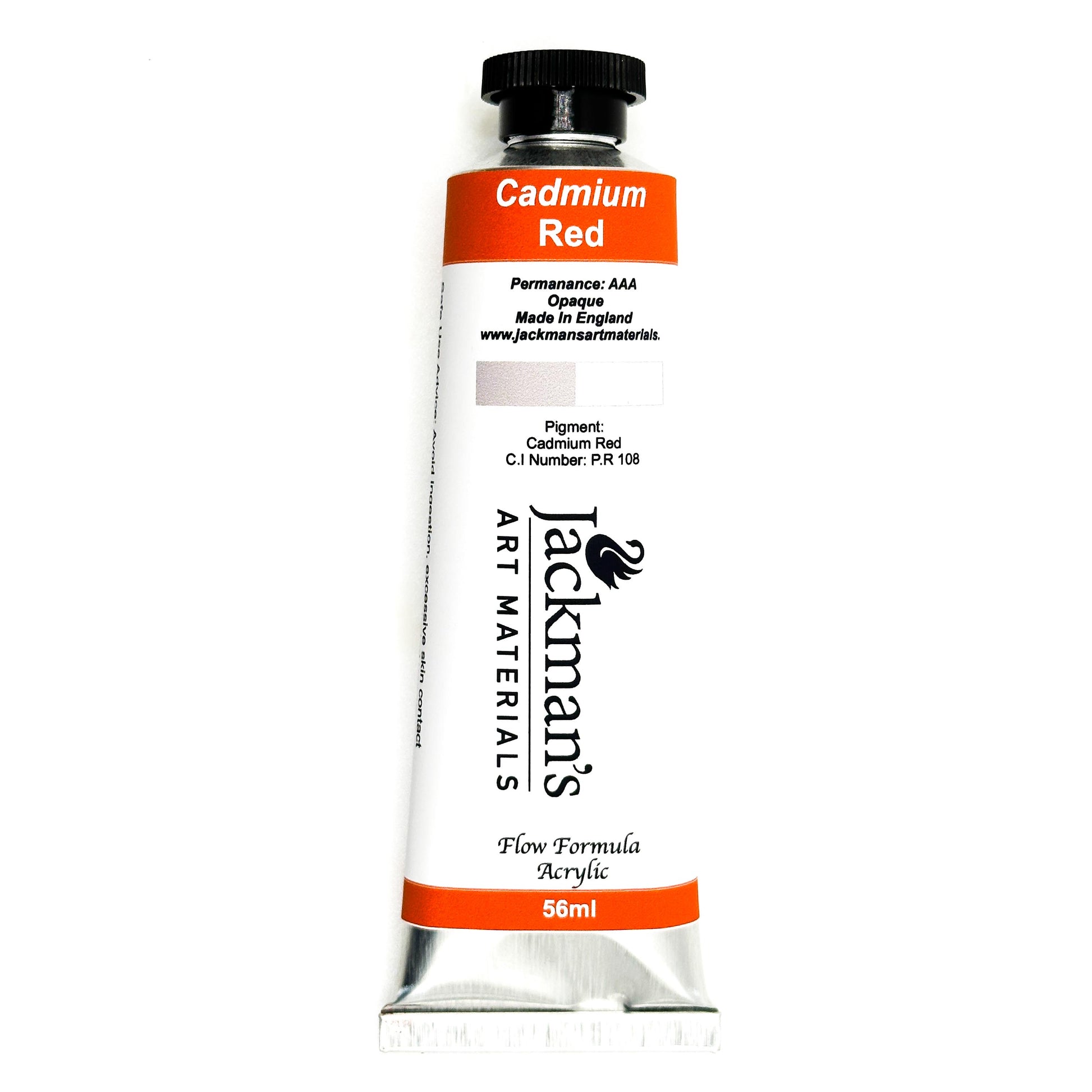 Cadmium Red Artist Acrylic - Jackman's Art Materials