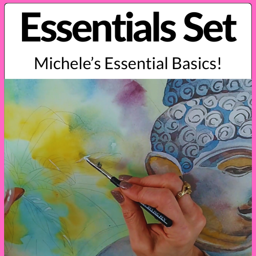 Michele Webber Professional Handmade Watercolour Essentials Set of 10 Colours - Jackman's Art Materials