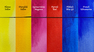 Primary Colours Warm & Cool Cadmium Free Starter Pack set of 6 - Jackman's Art Materials