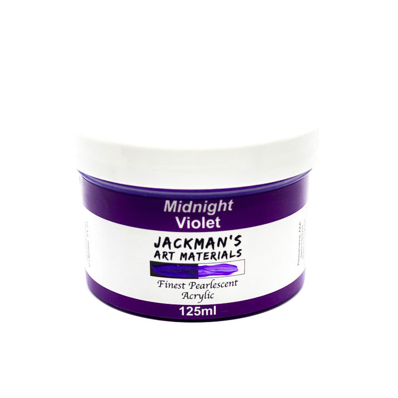 Midnight Violet Pearlescent Acrylic Acrylic - Jackman's Art Materials