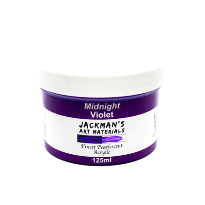 Midnight Violet Pearlescent Acrylic Acrylic - Jackman's Art Materials