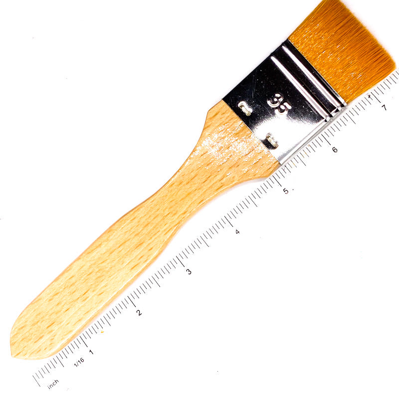 Extra Fine Golden Synthetic Flat Wash Brush Brushes - Jackman's Art Materials