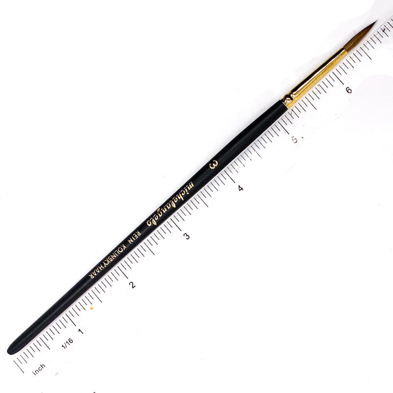 Finest Selected Pure Kolinsky Red Sable Round Professional Watercolour & Oil Painting Brush Brushes - Jackman's Art Materials
