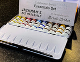 Michele Webber Professional Handmade Watercolour Essentials Set of 10 Colours Watercolour - Jackman's Art Materials