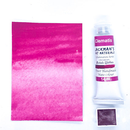 Michele Webber Professional Handmade Watercolour Floral Set of 10 Colours Watercolour - Jackman's Art Materials