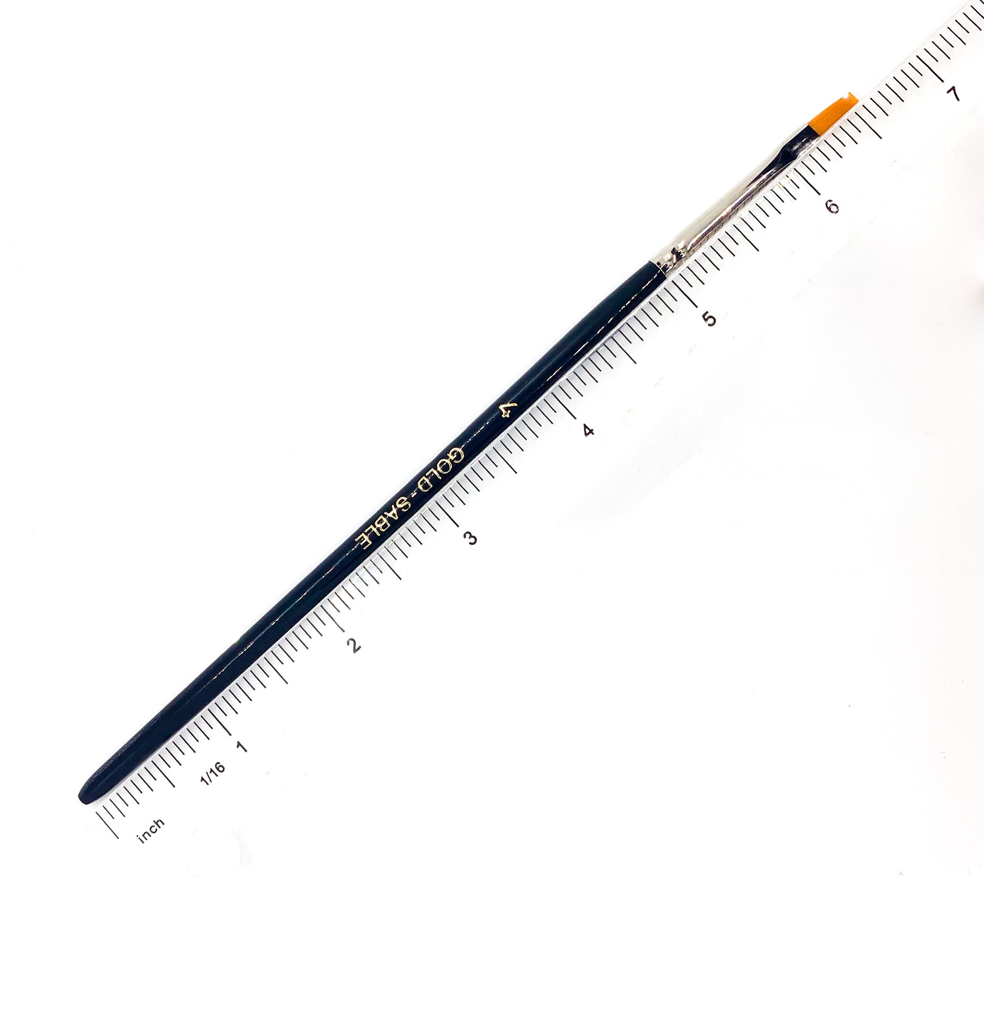 extra fine golden synthetic (gold sable) round & flat brushes set