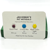 Professional Handmade Watercolour 3 Colour Dot Card  - Jackman's Art Materials