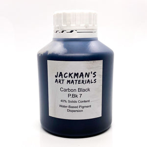 Carbon Black P.Bk 7 Water-based pigment dispersion Dispersions - Jackman's Art Materials