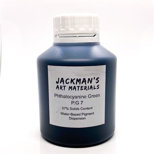 Phthalocyanine Green P.G 7 Water-Based Pigment Dispersion Dispersions - Jackman's Art Materials