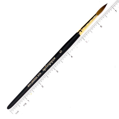 Finest Selected Pure Kolinsky Red Sable Round Professional Watercolour & Oil Painting Brush Brushes - Jackman's Art Materials