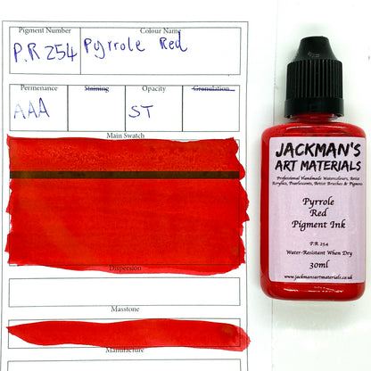 Pyrrole Red Pigment Ink - Jackman's Art Materials