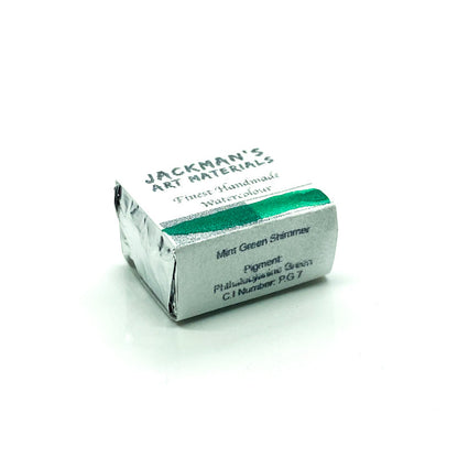 Mint Green Shimmer Pearlescent Watercolours - Jackman's Art Materials