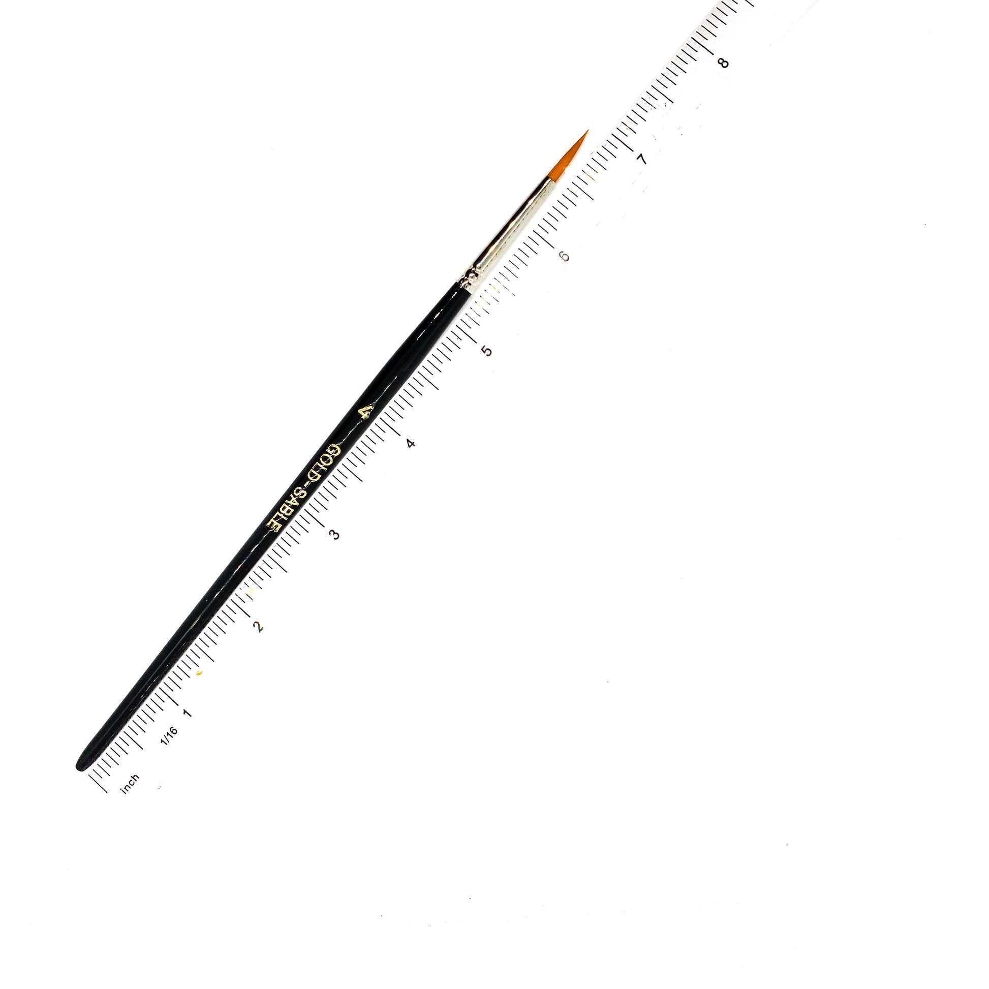 extra fine golden synthetic (gold sable) round & flat brushes set