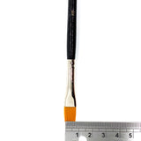 Extra Fine Golden Synthetic (Gold Sable) Flat Professional Watercolour & Oil Painting Brush Brush - Jackman's Art Materials