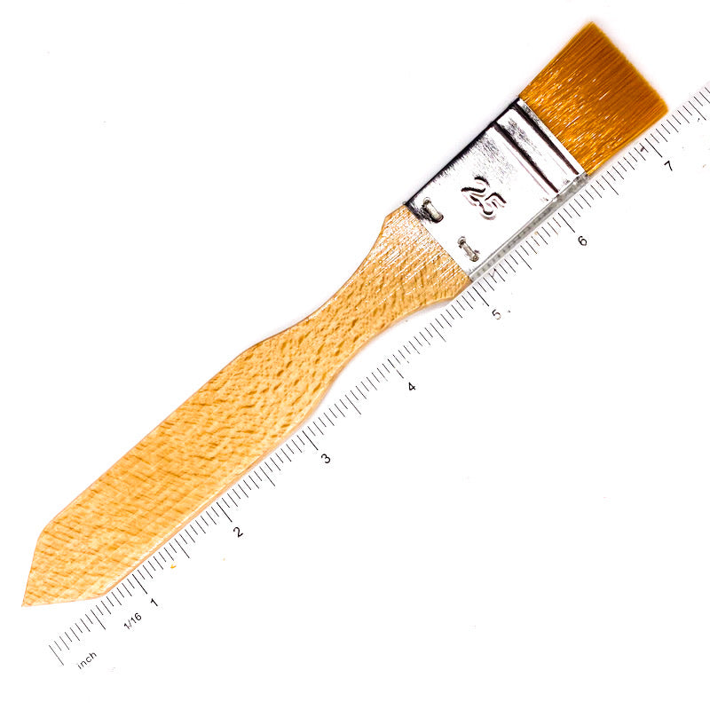 Extra Fine Golden Synthetic Flat Wash Brush Brushes - Jackman's Art Materials