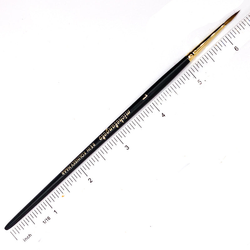 Finest Selected Pure Kolinsky Red Sable Round Professional Watercolour & Oil Painting Brush Brushes - Jackman's Art Materials