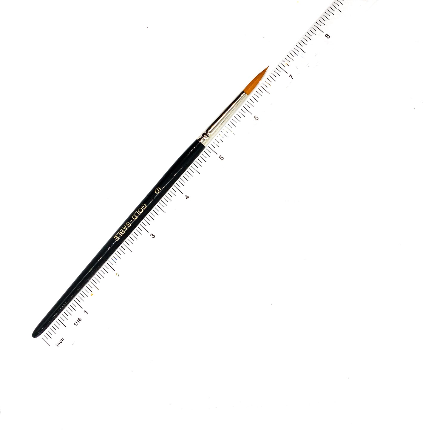 extra fine golden synthetic (gold sable) round & flat brushes set