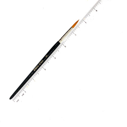 extra fine golden synthetic (gold sable) round & flat brushes set