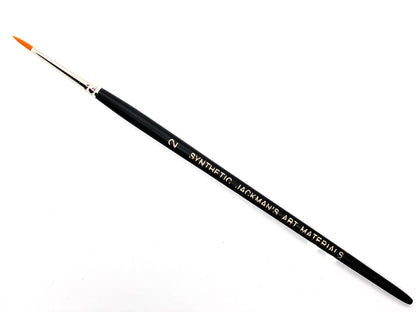 Extra Fine Golden Synthetic (Gold Sable) Round Professional Watercolour & Oil Painting Brush Brushes - Jackman's Art Materials