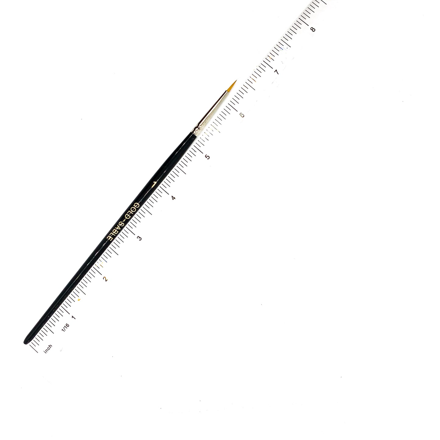 extra fine golden synthetic (gold sable) round & flat brushes set