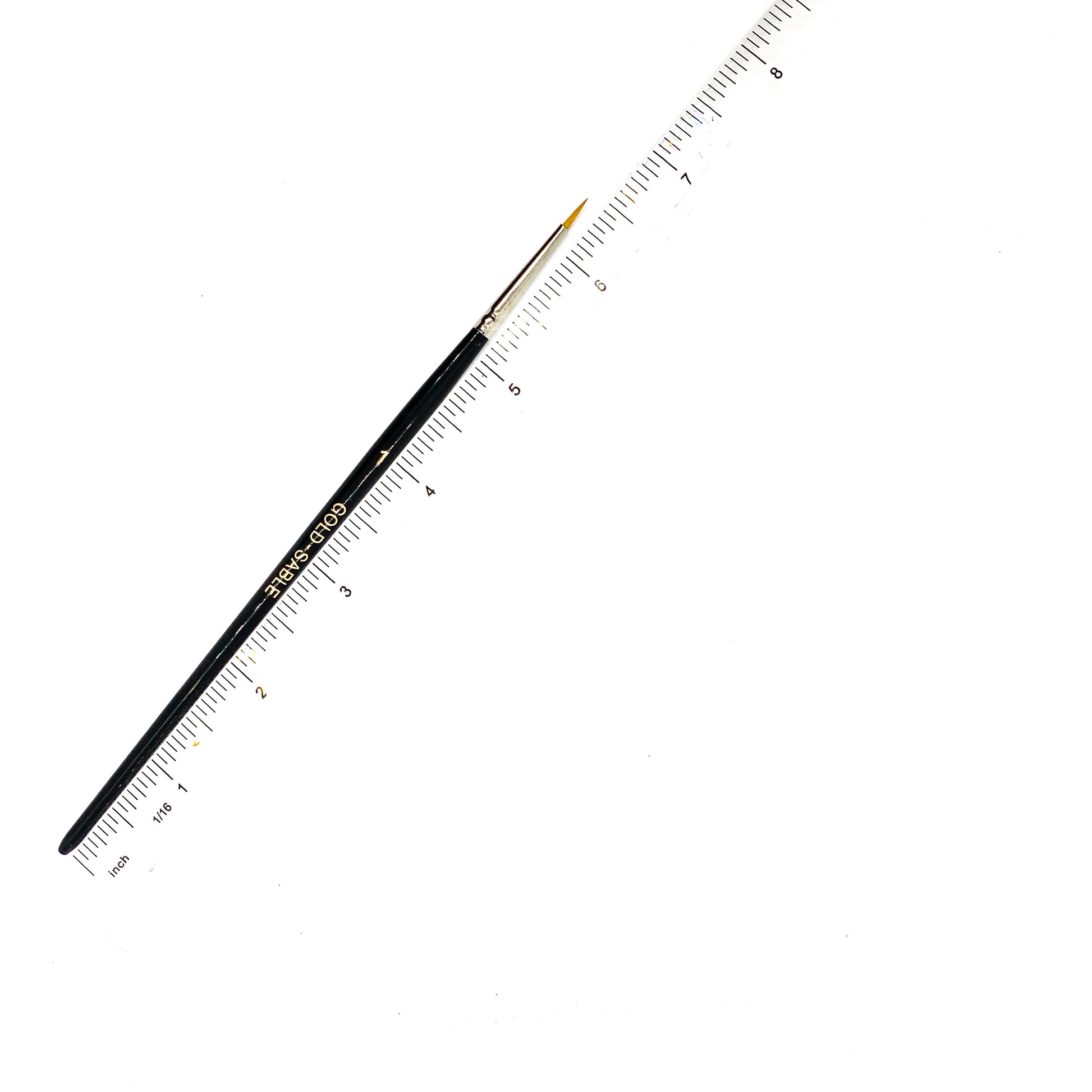 extra fine golden synthetic (gold sable) round & flat brushes set