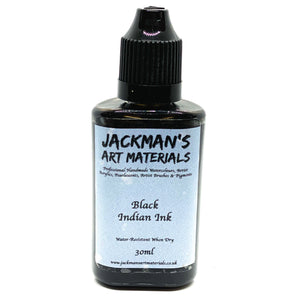 Black Indian Ink Indian Ink - Jackman's Art Materials