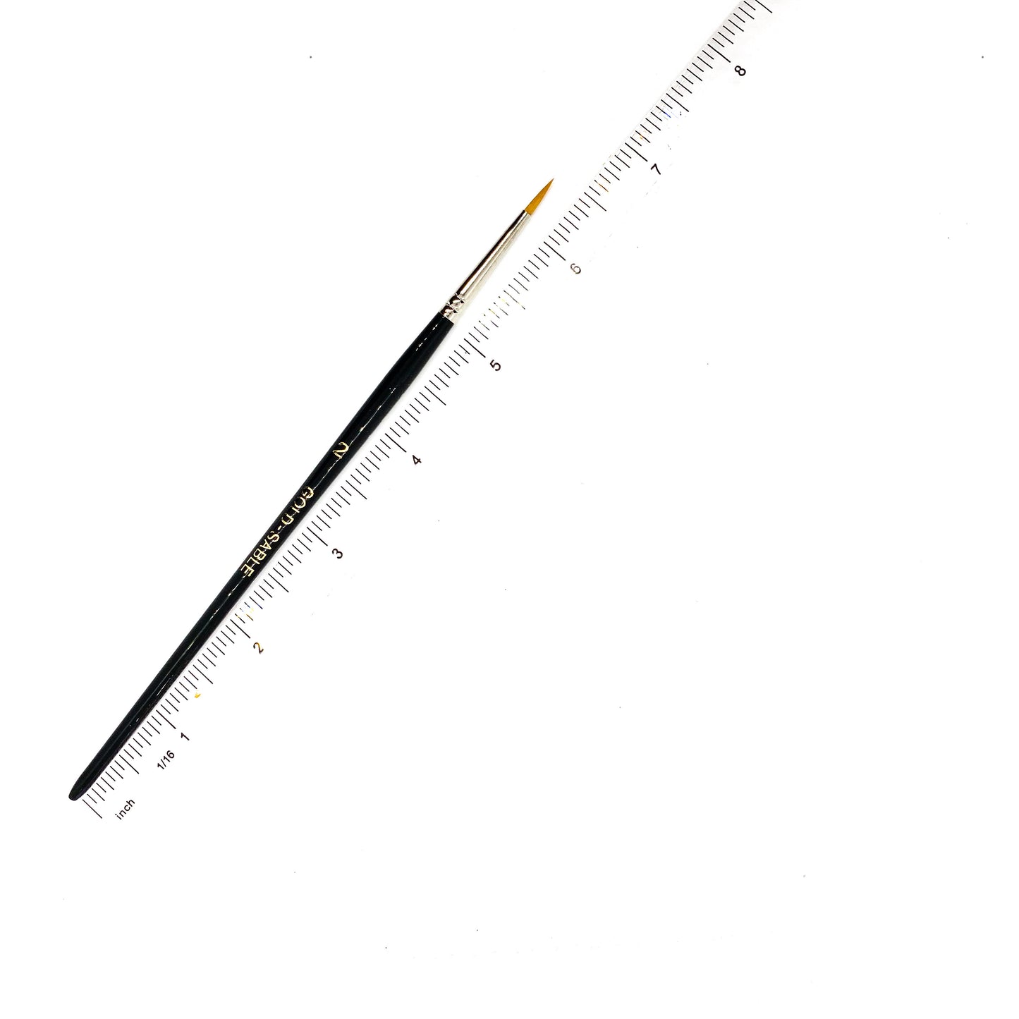 extra fine golden synthetic (gold sable) round & flat brushes set