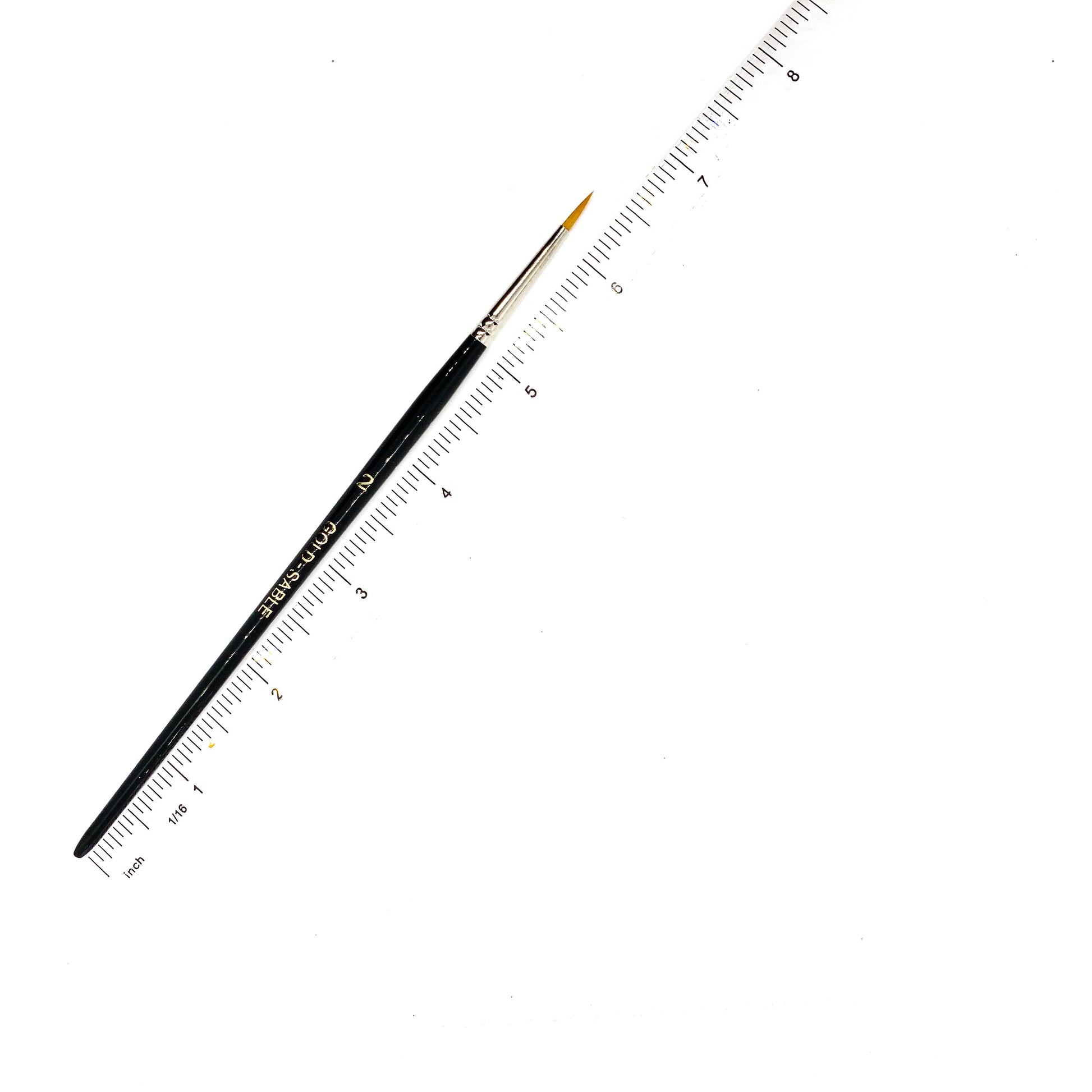 extra fine golden synthetic (gold sable) round & flat brushes set