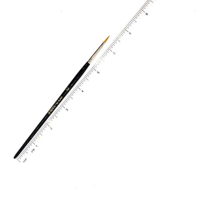 extra fine golden synthetic (gold sable) round & flat brushes set