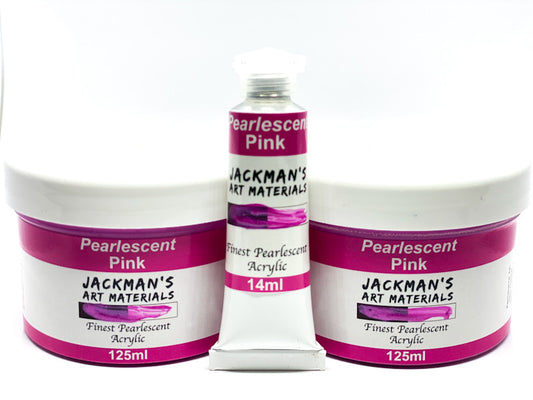 Pearlescent Pink Pearlescent Artist Acrylic Acrylic - Jackman's Art Materials