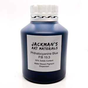 Phthalocyanine Blue P.B 15:3 Water-based pigment dispersion Dispersions - Jackman's Art Materials