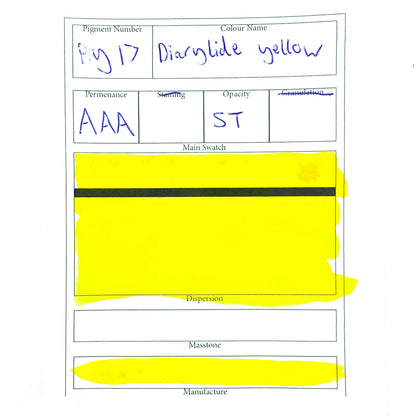 Diarylide Yellow Pigment Ink - Jackman's Art Materials
